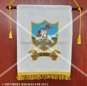 Royal Arch Tribal Banner / Ensign - Gad - Click Image to Close